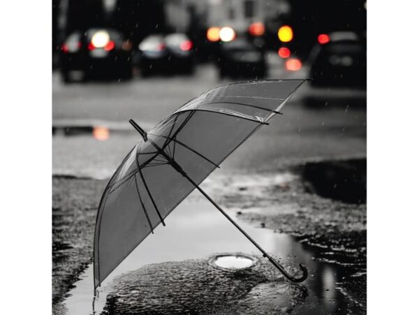 PARASOL PRZEZROCZYSTY 72cm - czarny