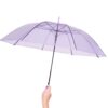 PARASOL PRZEZROCZYSTY 72cm - fioletowy