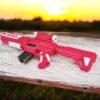 PISTOLET NA WODĘ NA BATERIE 54,5x21x5,5XM - czerwony