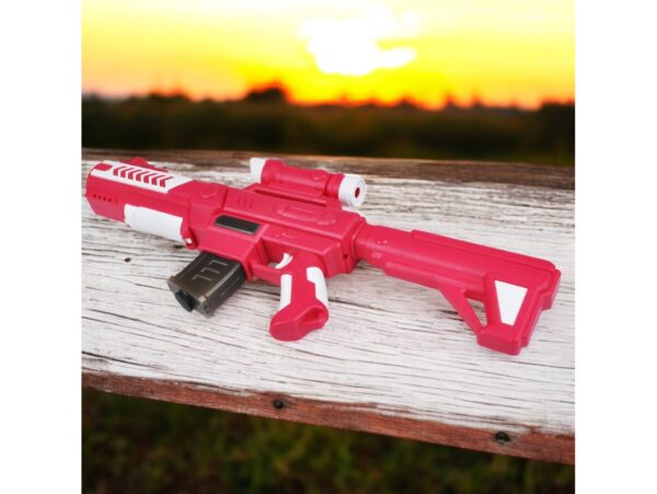 PISTOLET NA WODĘ NA BATERIE 54,5x21x5,5XM - czerwony
