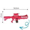 PISTOLET NA WODĘ NA BATERIE 54,5x21x5,5XM - czerwony