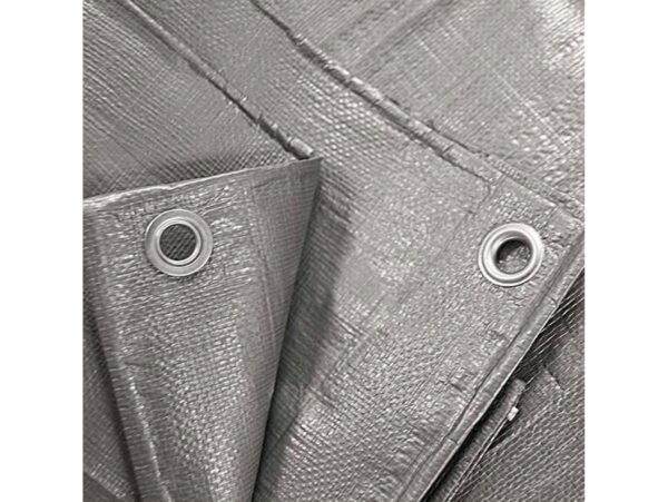 PLANDEKA PLANDEKI PE SREBRNA WZMACNIANA 3x4 130g