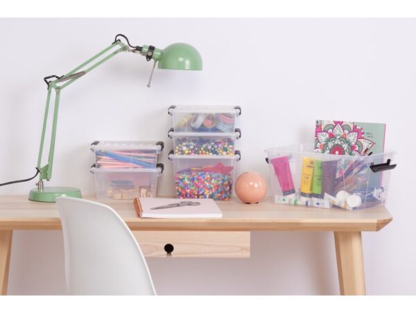 POJEMNIK Z POKRYWĄ DO PRZECHOWYWANIA HOME BOX 8L