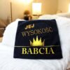 POSZEWKA NA PODUSZKĘ NA DZIEŃ BABCI 40x40 - jej wysokość babcia
