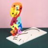 PUZZLE KLOCKI DREWNIANE EDUKACYJNE - papuga