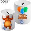 SKARBONKA DO SUBLIMACJI 330ML BIAŁA - Dla Dzieci - grupa