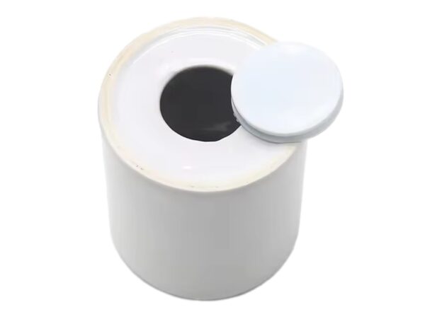 SKARBONKA DO SUBLIMACJI 330ML BIAŁA + PUDEŁKO - brązowy