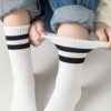 SKARPETY SPORTOWE WYSOKIE 3 PARY 39-44 - biały