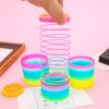 SPRĘŻYNA MAGICZNA TĘCZOWA SPRĘŻYNKA MAGIC KOLOROWA