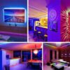 TAŚMA LED WODOODPORNA RGB 5M +PILOT ZASILACZ