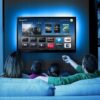 TAŚMA LED WODOODPORNA RGB 5M +PILOT ZASILACZ