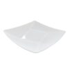TALERZ PLASTIKOWY KWADRATOWY 20,5cm 4SZT