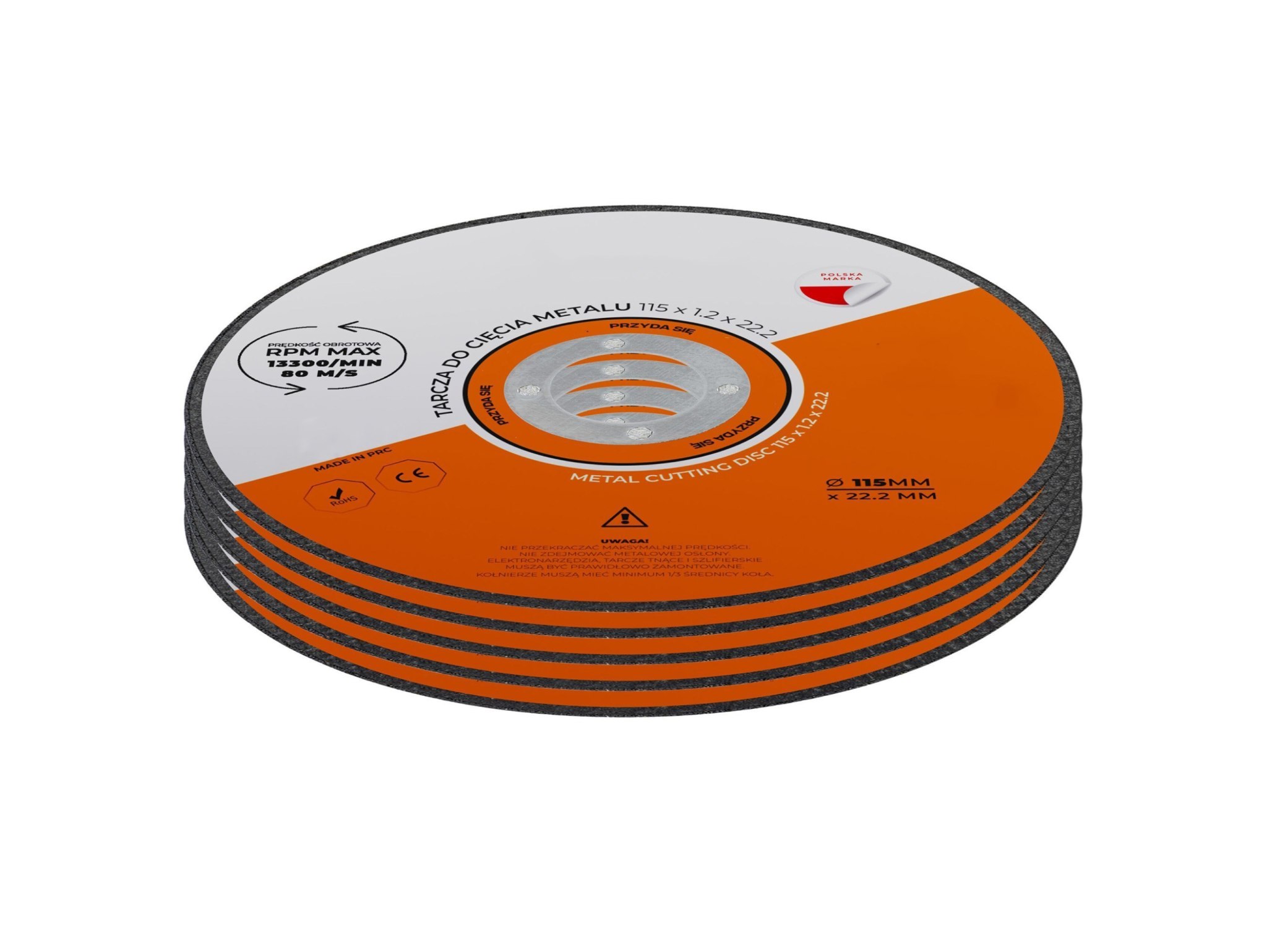 TARCZA DO CIĘCIA METALU 5SZT 115mm