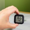 TERMOMETR HIGROMETR POKOJOWY SAMOPRZYLEPNY - czarny