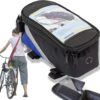TORBA SAKWA ROWEROWA POD RAMĘ NA TELEFON POKR - niebieski
