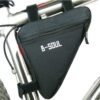TORBA SAKWA ROWEROWA POD RAMĘ NA ZAMEK - czarny