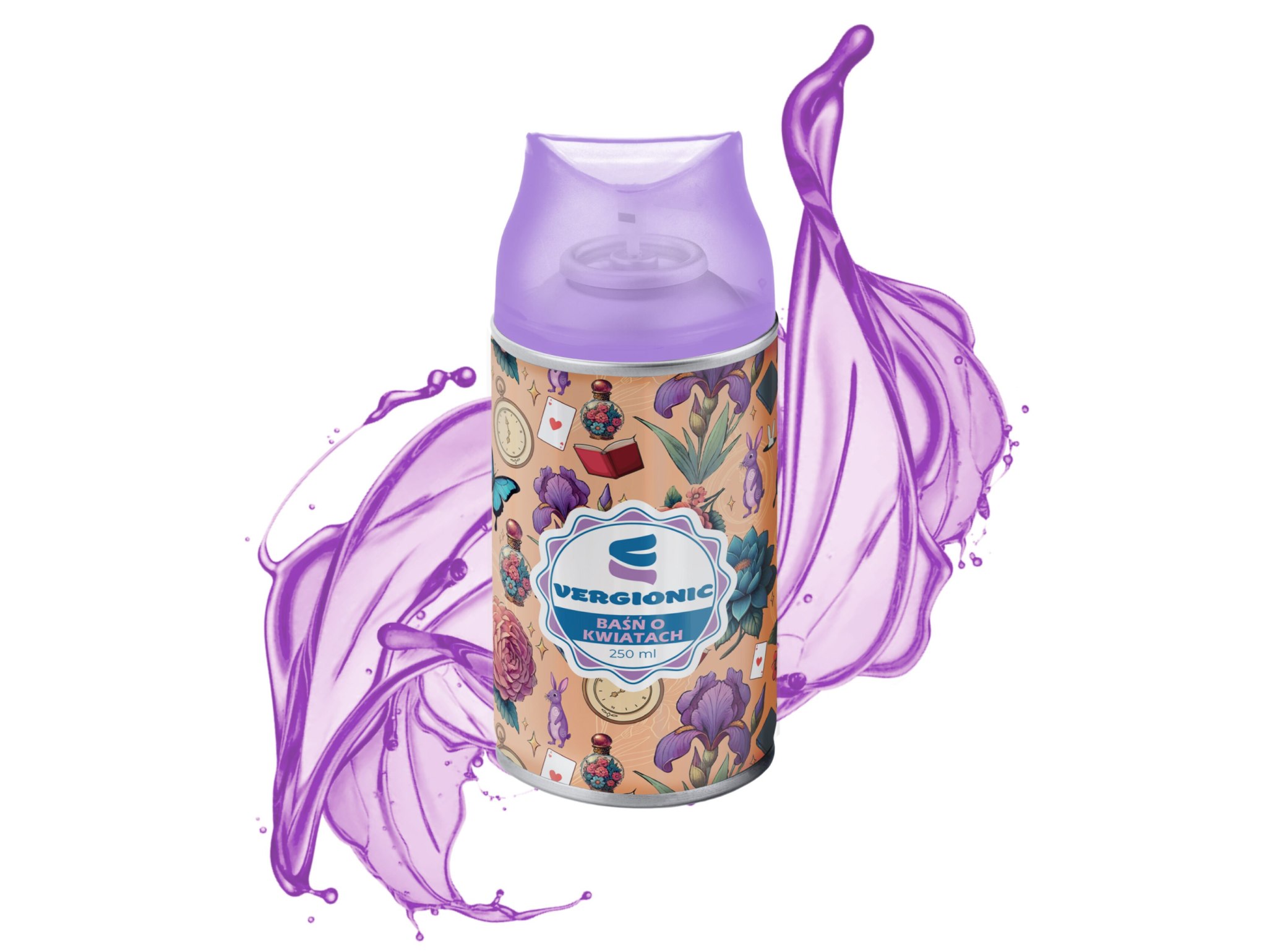 VERGIONIC ODŚWIEŻACZ POWIETRZA ZAPAS 250ML - baśń o kwiatach