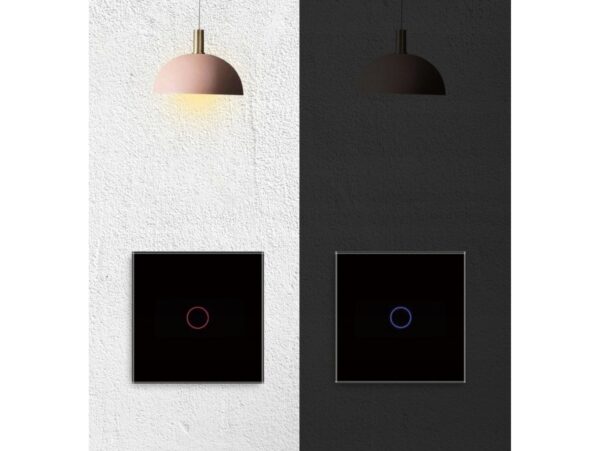 WŁĄCZNIK ŚWIATŁA LED PANEL DOTYKOWY - czarny
