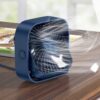 WIATRAK BIURKOWY WENTYLATOR USB 360 STOPNI