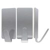 WIESZAKI SAMOPRZYLEPNE SREBRNE 16SZT 15x3,5cm