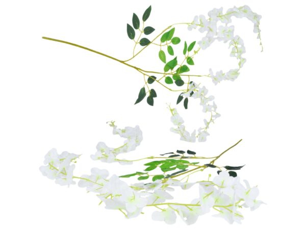 WISTERIA GAŁĄZKA 3-RAMIENNA 105cm 5 SZTUK