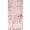 WORECZKI FOLIOWE CELOFAN 35x50 100SZT - czerwone serca