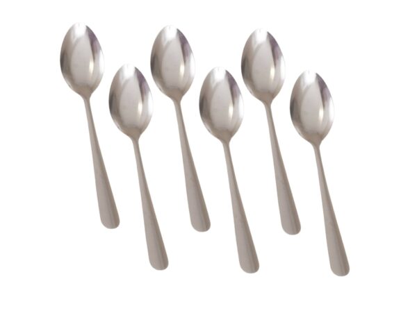 ŁYŻKA ŁYŻKI KOMPLET 6SZT 20,5CM - gładki owalny