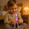 ŻYRAFA ANTYSTRESOWA SENSORYCZNA - fioletowa