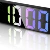 ZEGAR ELEKTRONICZNY LCD PODŚWIETLANY
