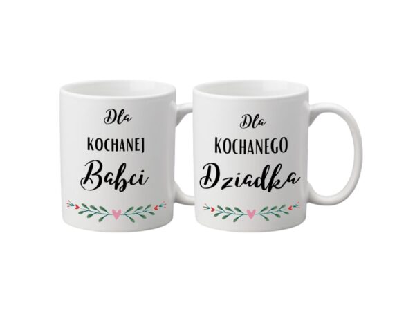 ZESTAW KUBKÓW NA DZIEŃ BABCI I DZIADKA - DD5+DB5