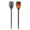 ZESTAW LAMP SOLARNYCH OGRODOWYCH POCHODNI 12LED 50CM 8SZT