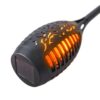 ZESTAW LAMP SOLARNYCH OGRODOWYCH POCHODNI 12LED 50CM 8SZT