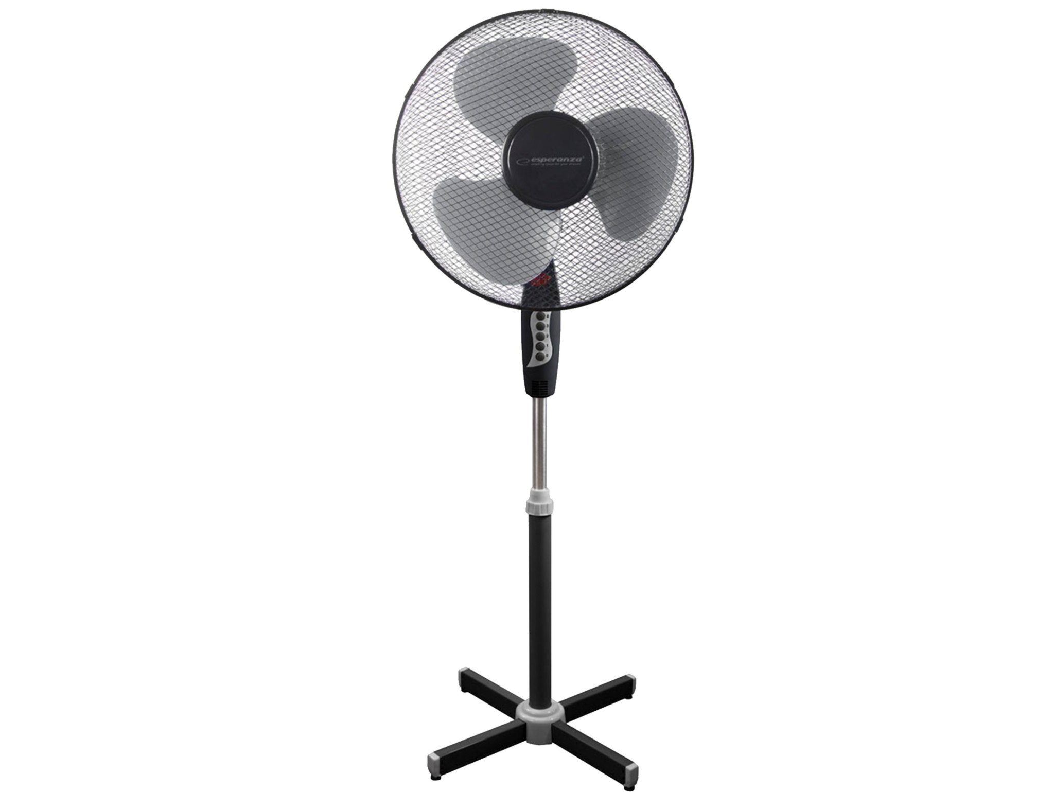 ESPERANZA WENTYLATOR WIATRAK 16'' STOJĄCY HURRICANE CZARNO-SZARY II GATUNEK