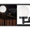 LAMPA OGRODOWA SOLARNA KULA KINKIET 12CM