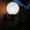 LAMPA OGRODOWA SOLARNA KULA KINKIET 12CM