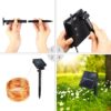 LAMPKI 200 LED DRUCIKI SOLARNE - ciepły biały
