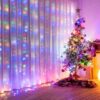 LAMPKI DRUCIKI KURTYNA 3x3m USB - multikolor