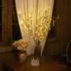 DRZEWKO ŚWIĄTECZNE LED 70cm 20LED - ciepły biały