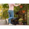 EASYFORM TABORET STOŁEK SKŁADANY 39CM - czarny