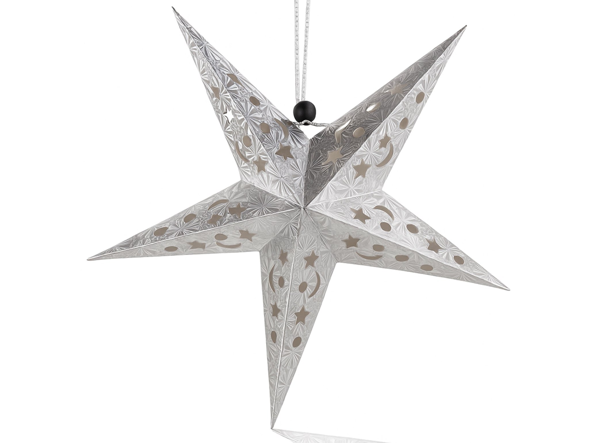 GWIAZDA SKŁADANA WITRAŻ PAPIEROWA 3D AŻUROWA 40CM - wzór 2