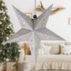 GWIAZDA SKŁADANA WITRAŻ PAPIEROWA 3D AŻUROWA 40CM - wzór 2