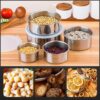 MISKI GASTRONOMICZNE STALOWE ZESTAW 5SZT