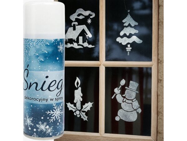 ŚNIEG SZTUCZNY W SPRAYU BIAŁY - 85g