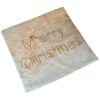 POSZEWKA NA PODUSZKĘ ŚWIĄTECZNA 45x45 - złoty/Merry Christmas