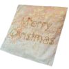POSZEWKA NA PODUSZKĘ ŚWIĄTECZNA 45x45 - złoty/Merry Christmas