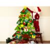 FILCOWA CHOINKA DIY 100CM Z LAMPKAMI DRUCIKAMI 50 LED