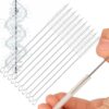 SZCZOTKA DO CZYSZCZENIA SŁOMEK WĘŻYKÓW 24cm 10SZT