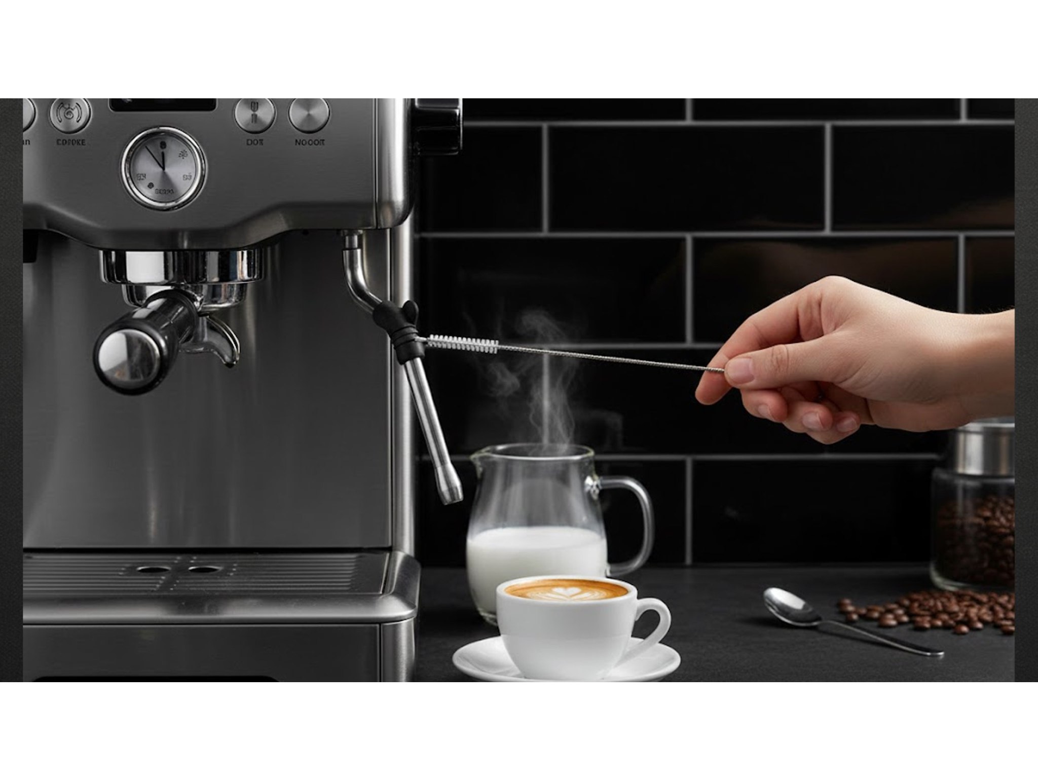 SZCZOTKA DO CZYSZCZENIA SŁOMEK WĘŻYKÓW 24cm 10SZT