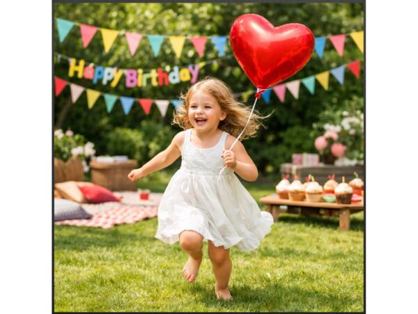 BALON FOLIOWY SERCE 25CM
