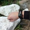 BRANSOLETKA SURVIVAL Z AKCESORIAMI - czarny x10